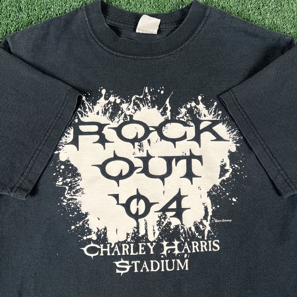 VTG Rock Out 04 T-Shirt Mens Small Black Still Pending Vice Blind Theory ERW Y2K